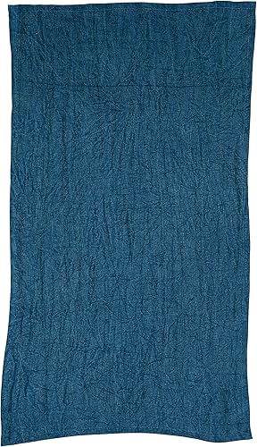 Miniatura 1 de Creative Co-Op Lino lavado a la piedra decorativo comedor y cocina, toalla de té azul marino, azul