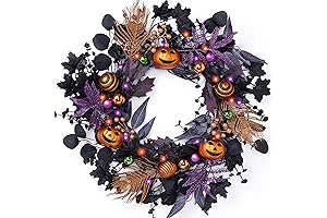 Valery Madelyn Halloween Branch Wreath: Festive Autumn Decor For Indoor And Outdoor Spaces