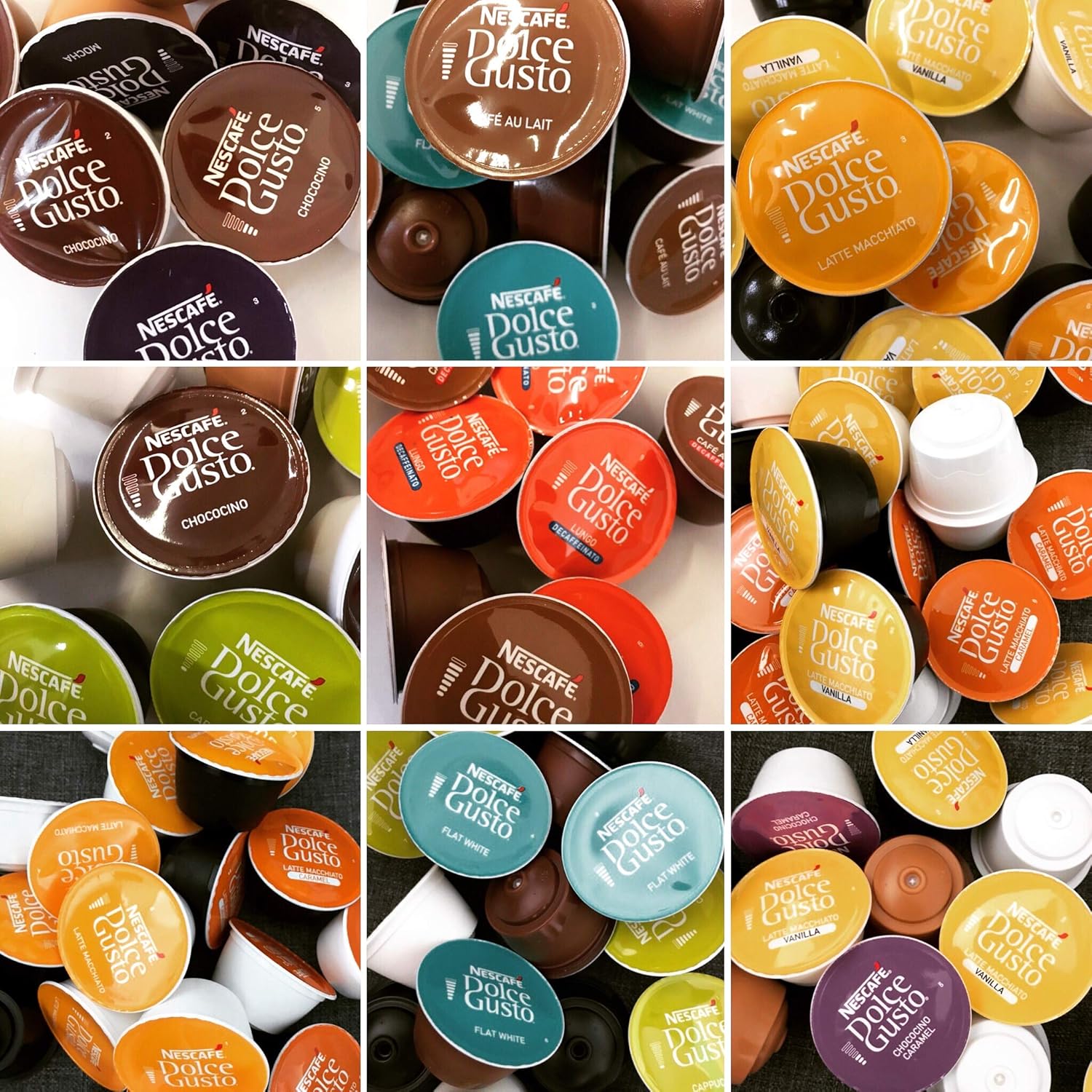 Nescafe Dolce Gusto 30,50 & 100 Pods/Capsules Pick N Mix( Choice of 27