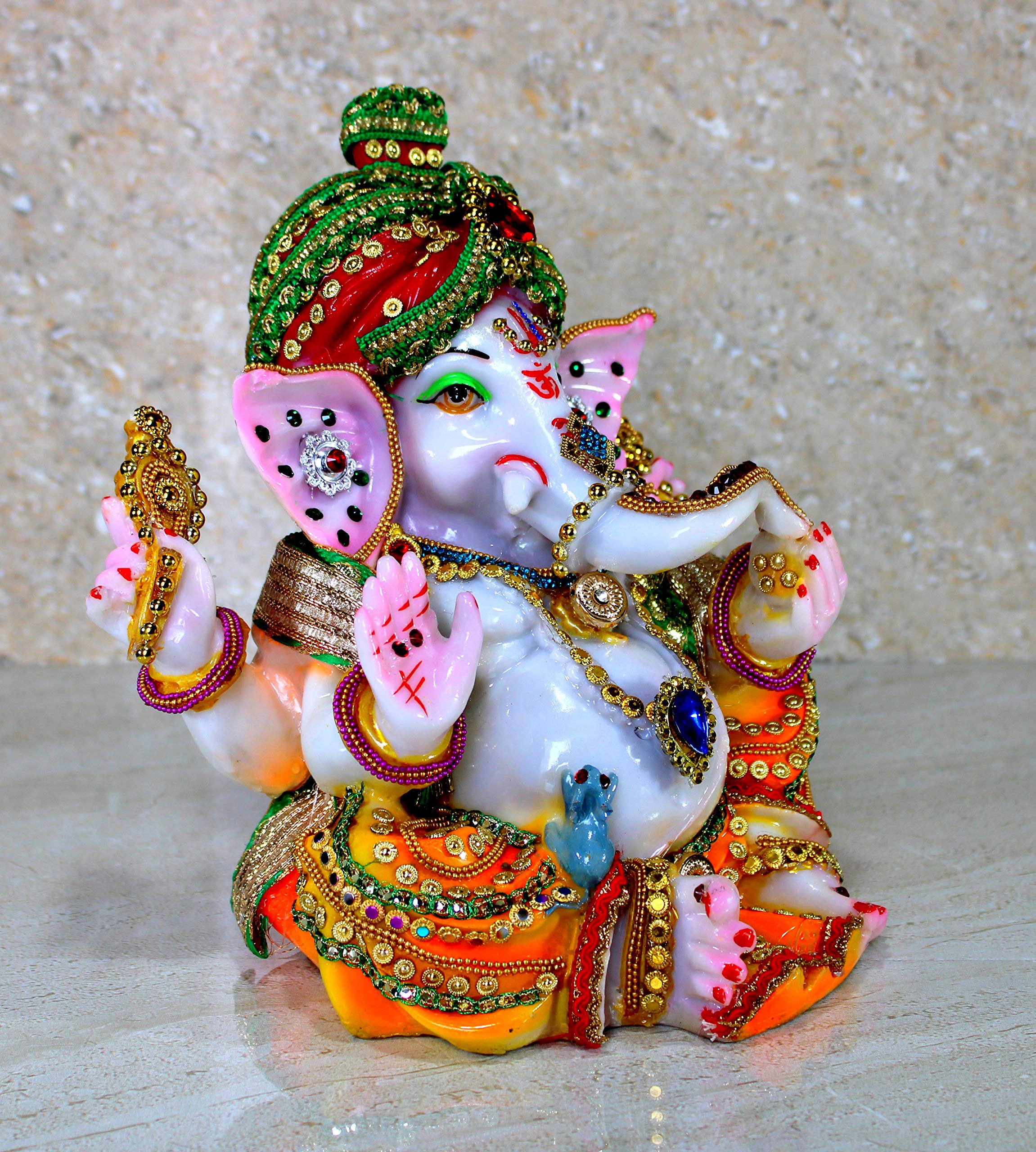 ESPLANADE Pagdi Ganesha Ganpati Murti Idol statuetka rzeźba (23 cm)