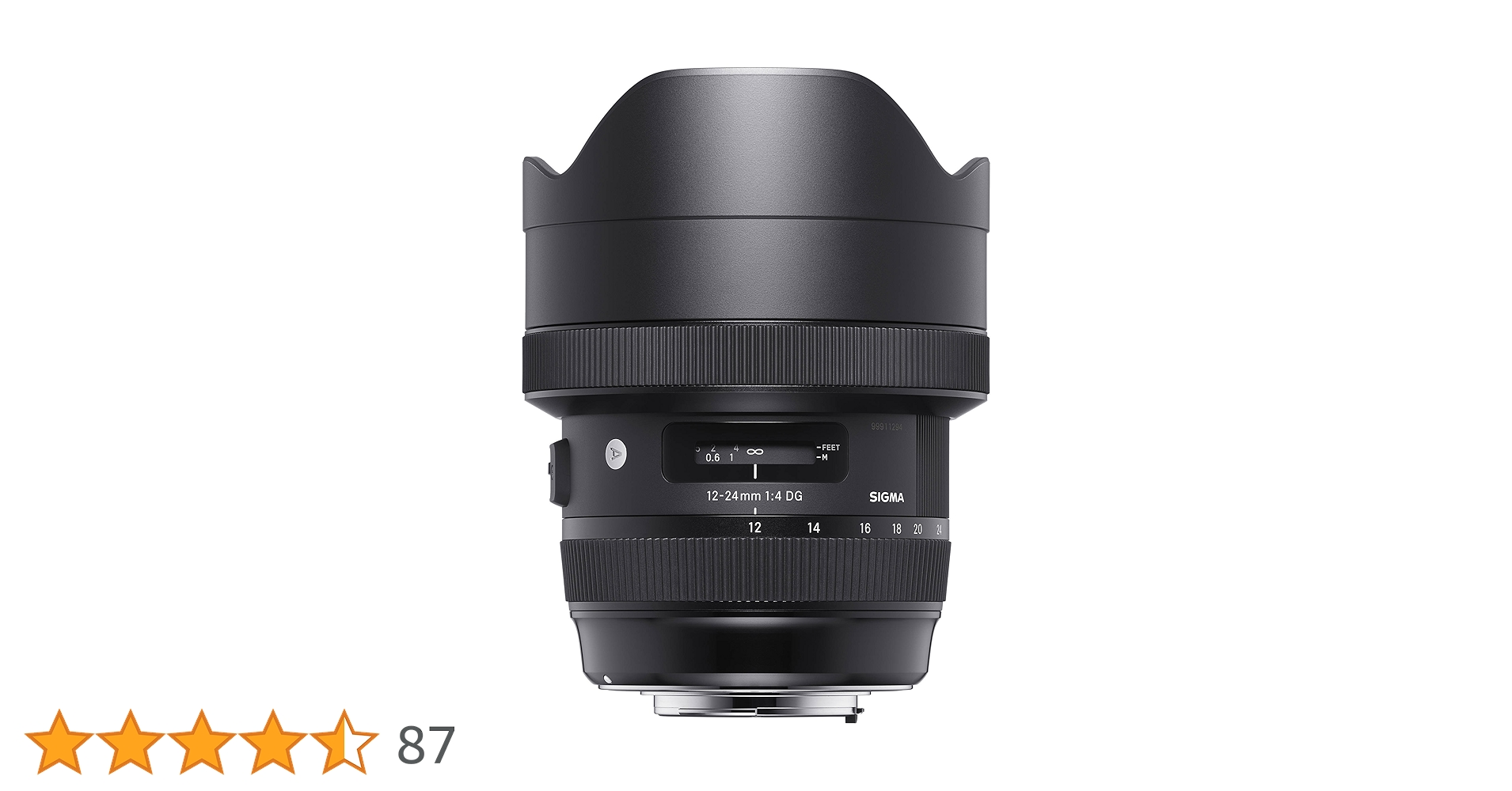 SIGMA シグマ 12-24mm F4 DG HSM Canon EF Sigma 12-24mm f/4 DG HSM Art Lens for Canon EF (205954