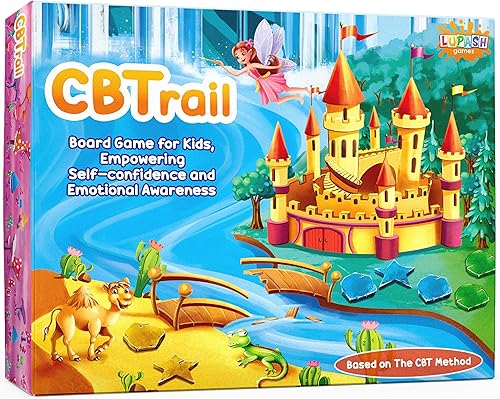 CBTrail - Juego de terapia para niños, juego emocional de TCC para desarrollar habilidades sociales e inteligencia emocional, juego de mesa de