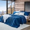 Byourbed Touchy Feely - Coma Inducer Oversized Queen Comforter Set - Cuddly Blue