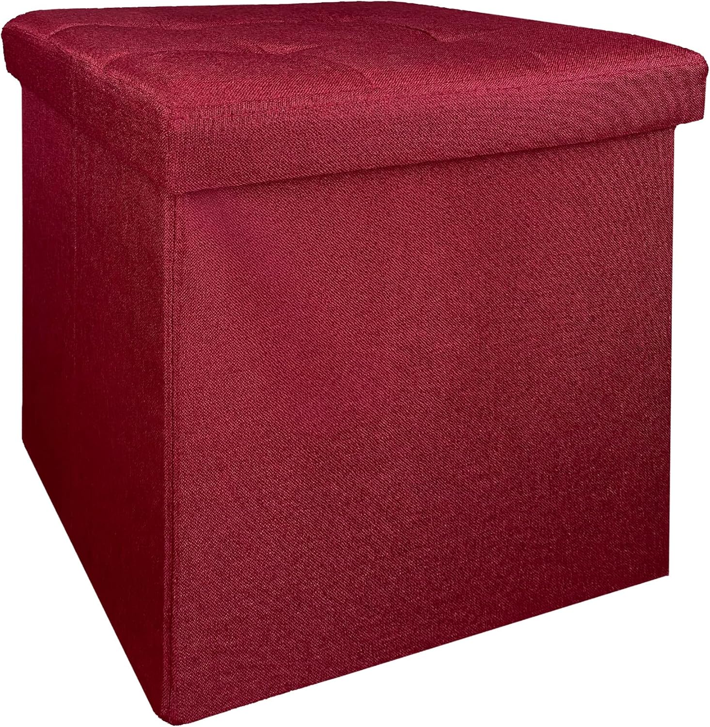 Passione Casa Pouf Contenitore Cassapanca Pieghevole,Salvaspazio