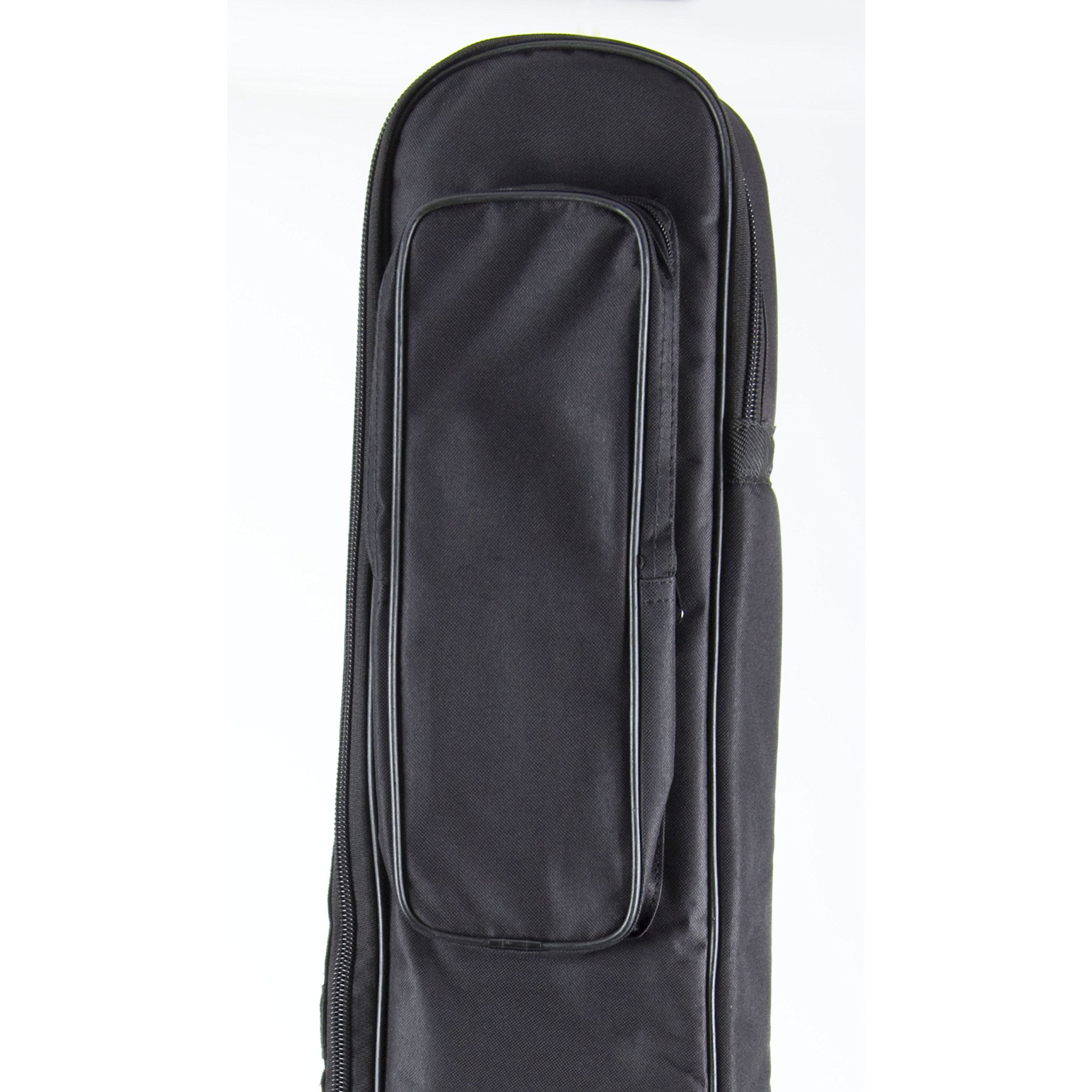 MUSIC STORE Housse Basse électrique Super Deluxe Black/Red Logo - Sac de Transport pour Basse électrique