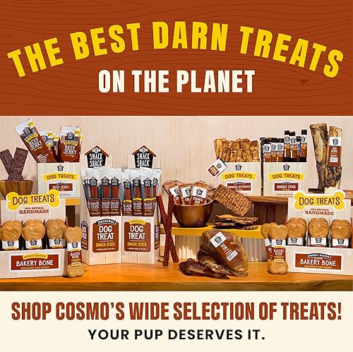 Miniatura 7 de Cosmo's Snack Shack Mantequilla de cacahuete para perros, paquete de 6  Golosinas de mantequilla de maní de origen estadounidense