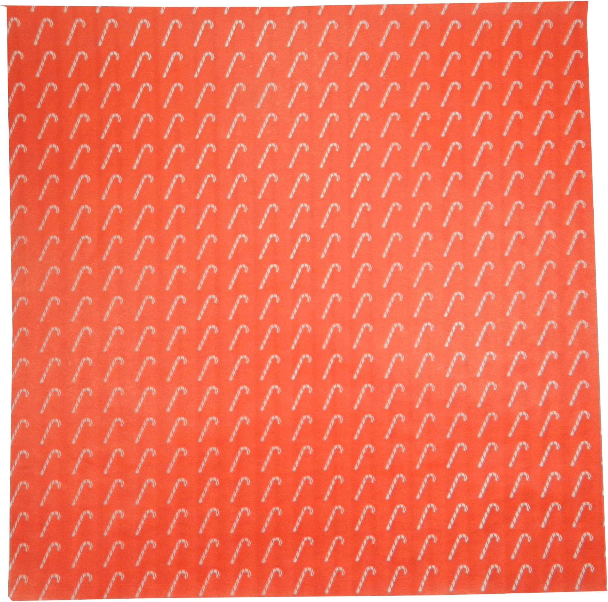 Regency Wraps Treat Sheets, Festive Candy Cane Pattern, Set of 50 Liners