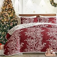 Vista 19 de Juego de edredón reversible de 2 piezas, de ramas grises y blancas con puntos amarillos, tamaño Twin 68 x 86 pulgadas, de microfibra suave, ligera