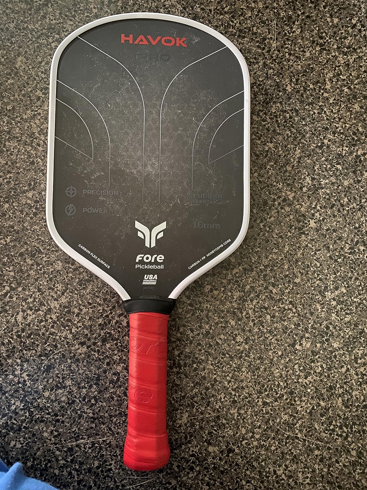 XS XSPAK Carbon Fiber Pickleball Paddle - Tournaent Edition - World