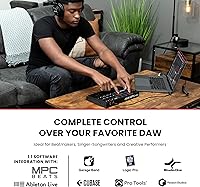 Vista 2 de Akai Professional MPK Mini MK3 - Controlador de teclado MIDI USB de 25 teclas con 8 almohadillas de percusión con retroiluminación, 8 perillas