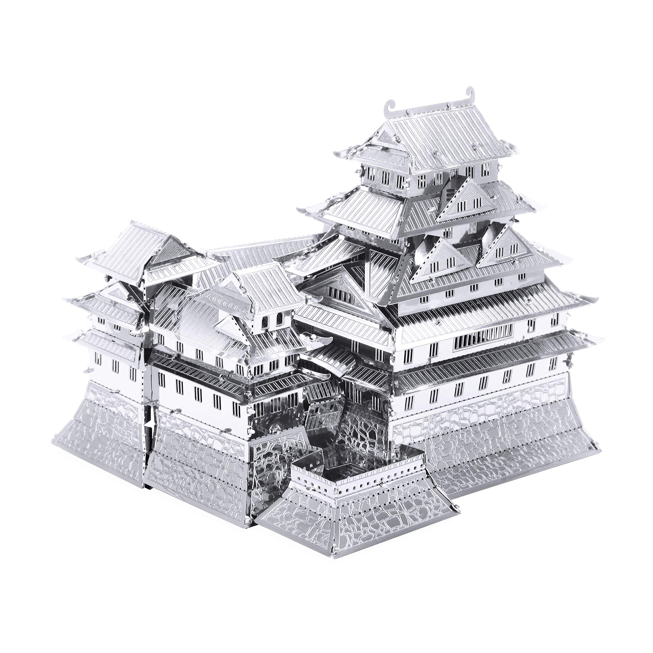 Metal Earth Fascinations 3D Metal Model Kits Set de 3 - Yomeimon Gate - Castillo Himeji - Kinkaku-ji