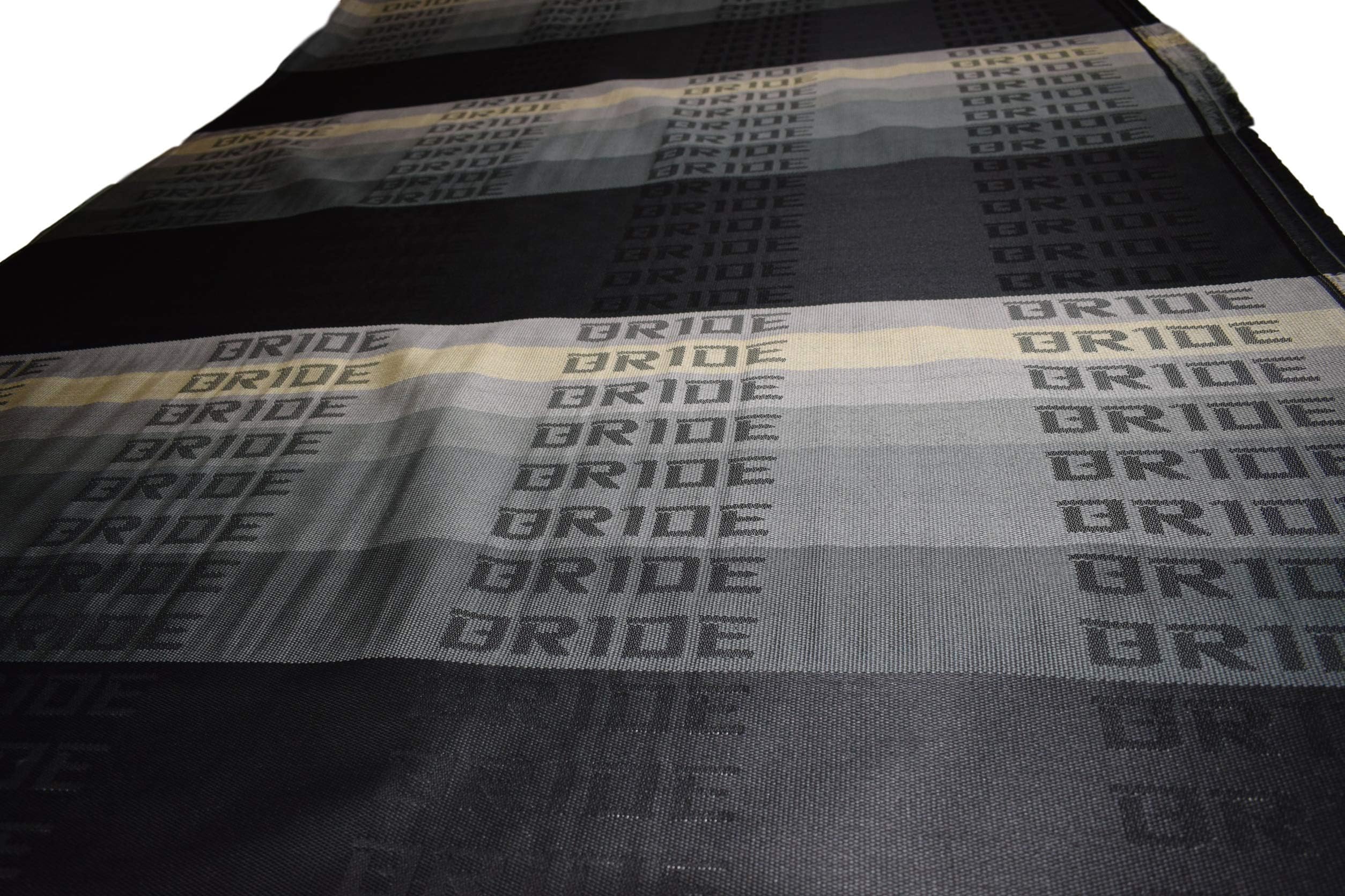 Ultimate JDM Bride Car Seats Fabric | 79”x 59”| Made in Japan Material | Stylish & Fade-Resistant Racing & Bucket Seats Decoration | Soft & Smooth Interior Customization Fabric | (Gradation)