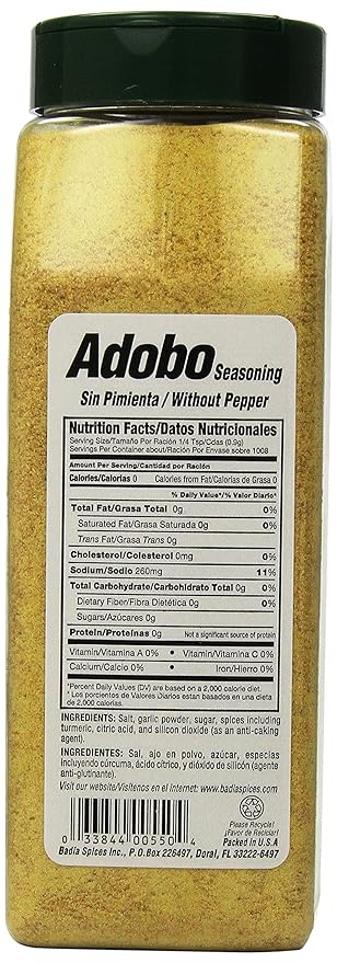 Badia Adobo Sin Pimienta, 32 oz (Paquete de 6) miniatura 2