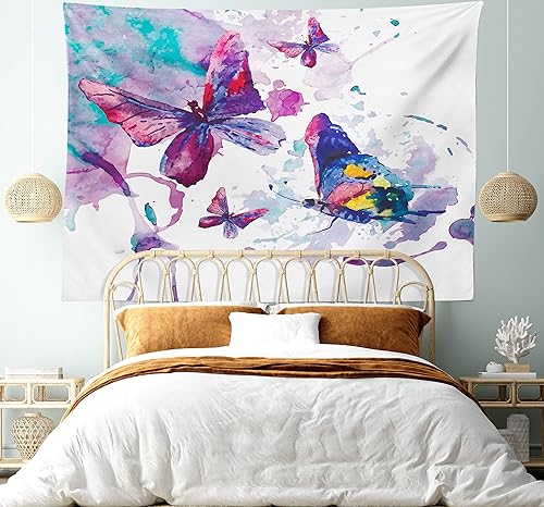 Ambesonne Colección para decoración del hogar tapices de pared para recámara sala de estar recámara multicolor