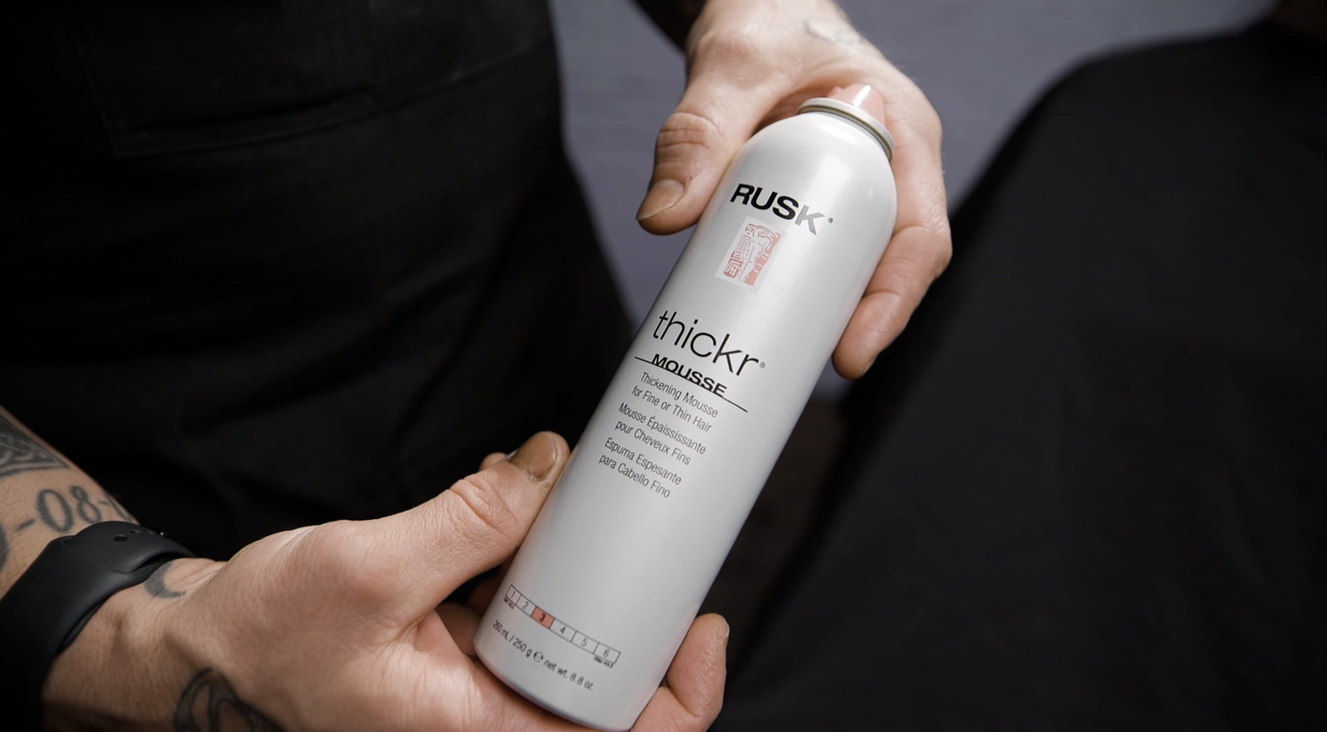 RUSK Thickr Thickening Mousse Foam 8.8 Fl Oz