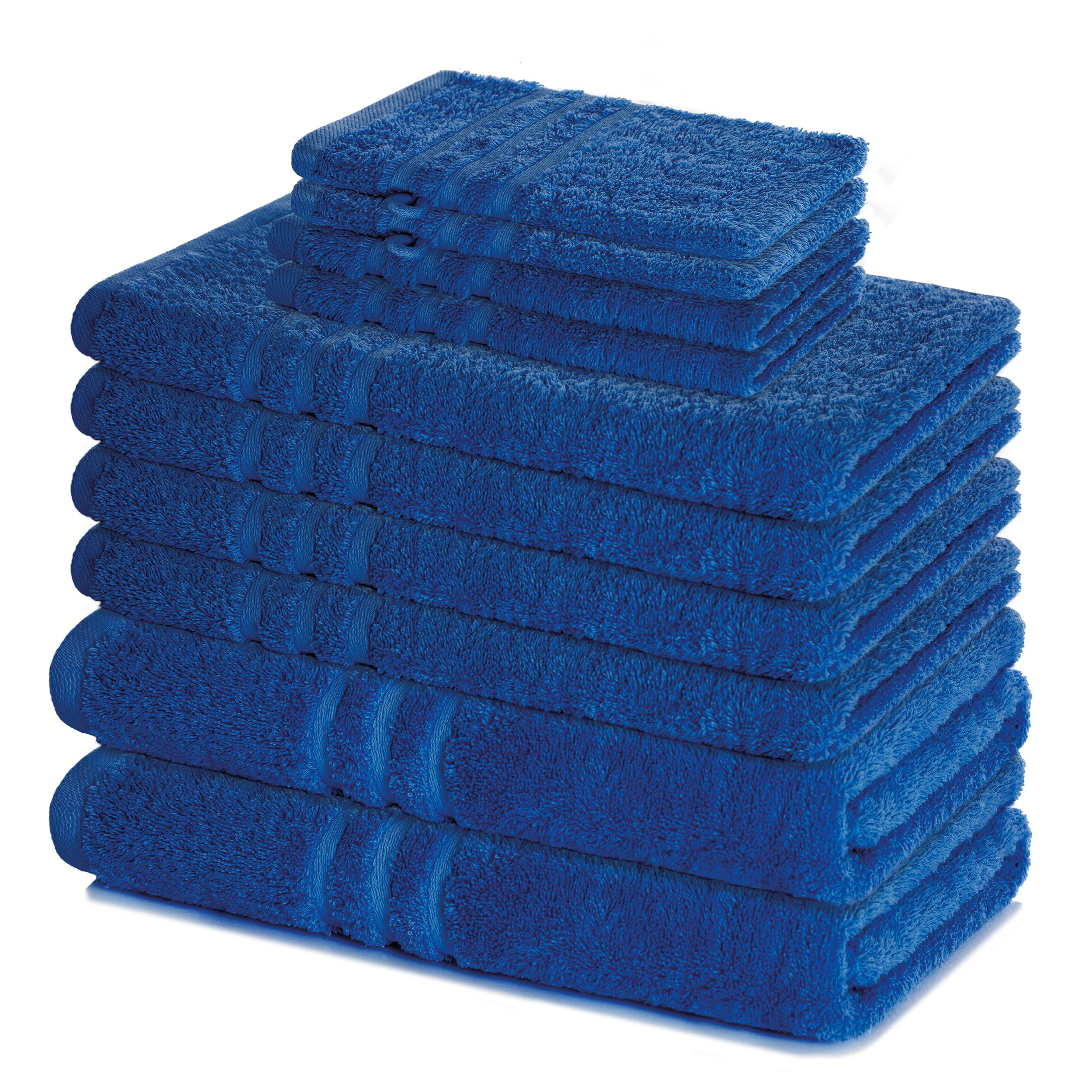 Juego de toallas Lavea® absorbentes de algodón para renovar por completo el baño familiar