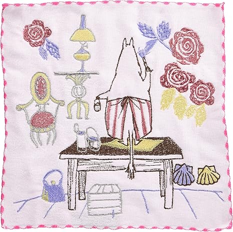 Amazon Co Jp 丸眞 ミニタオル Moomin ムーミンママ 約25 25cm 壁を飾るムーミンママ ホーム キッチン