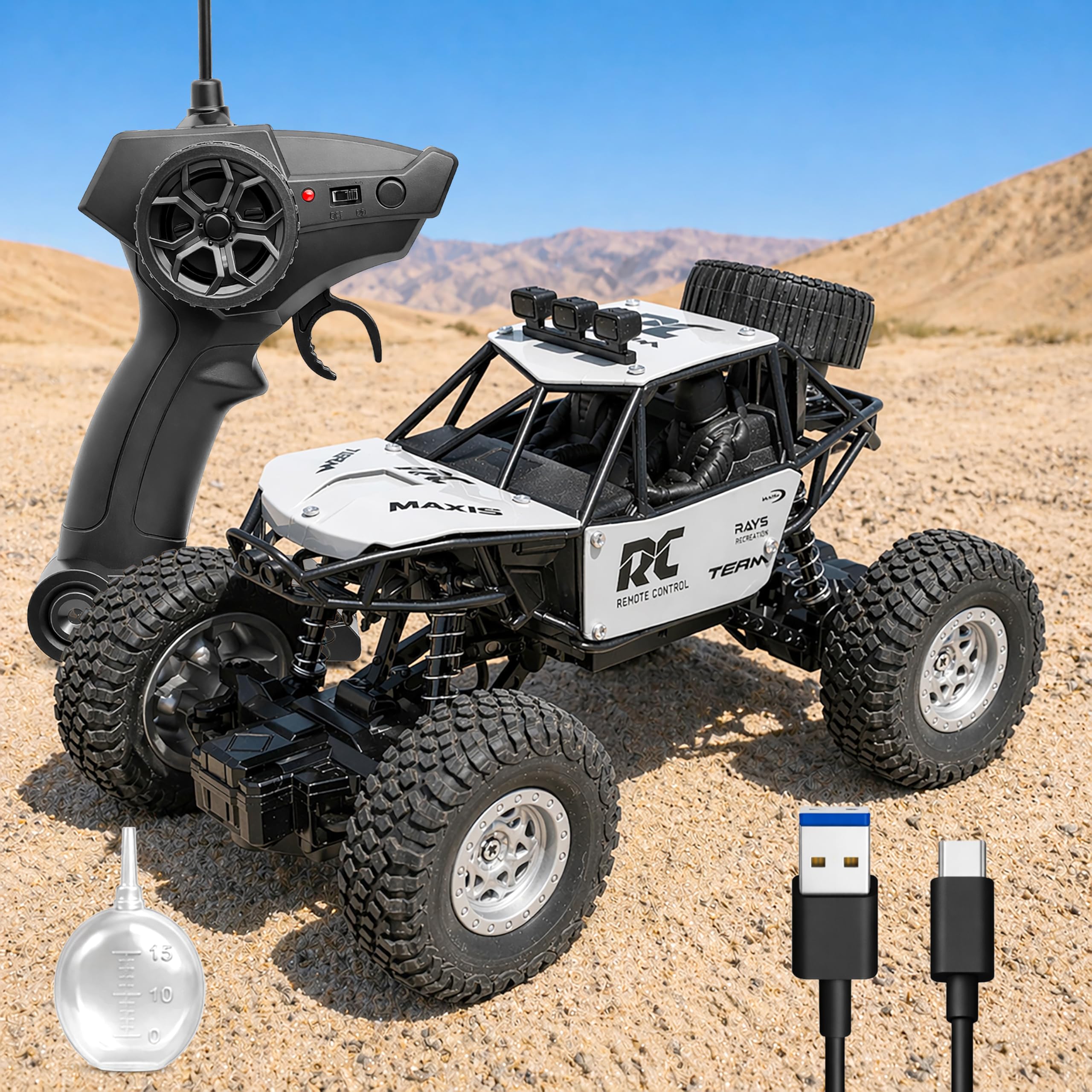 ARLUV Remote Control Off Road Rock Crawler Car Toy - Image 1