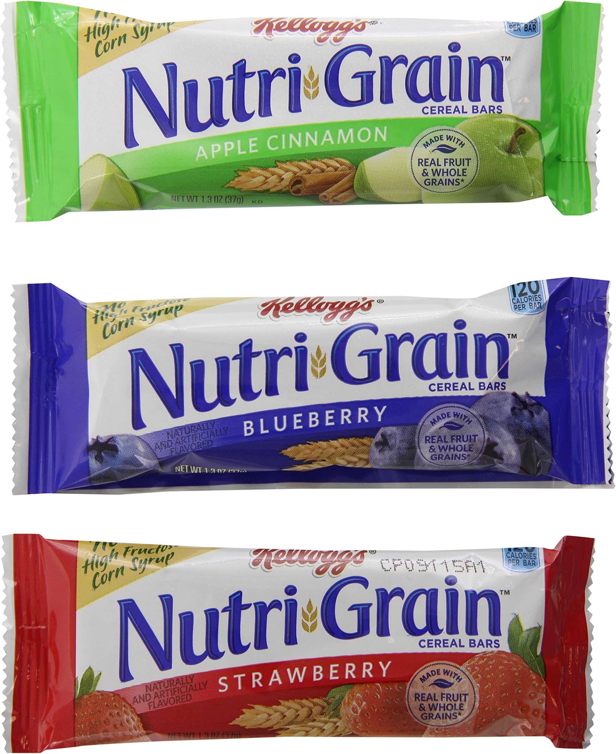 Nutri-Grain Kellogg's Cereal Bars Variety Pack, 48 Count