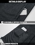 TACVASEN Vestes en polaire pour hommes Full Zip Lightweight Veste Casual Soft Warm Coats avec des poches