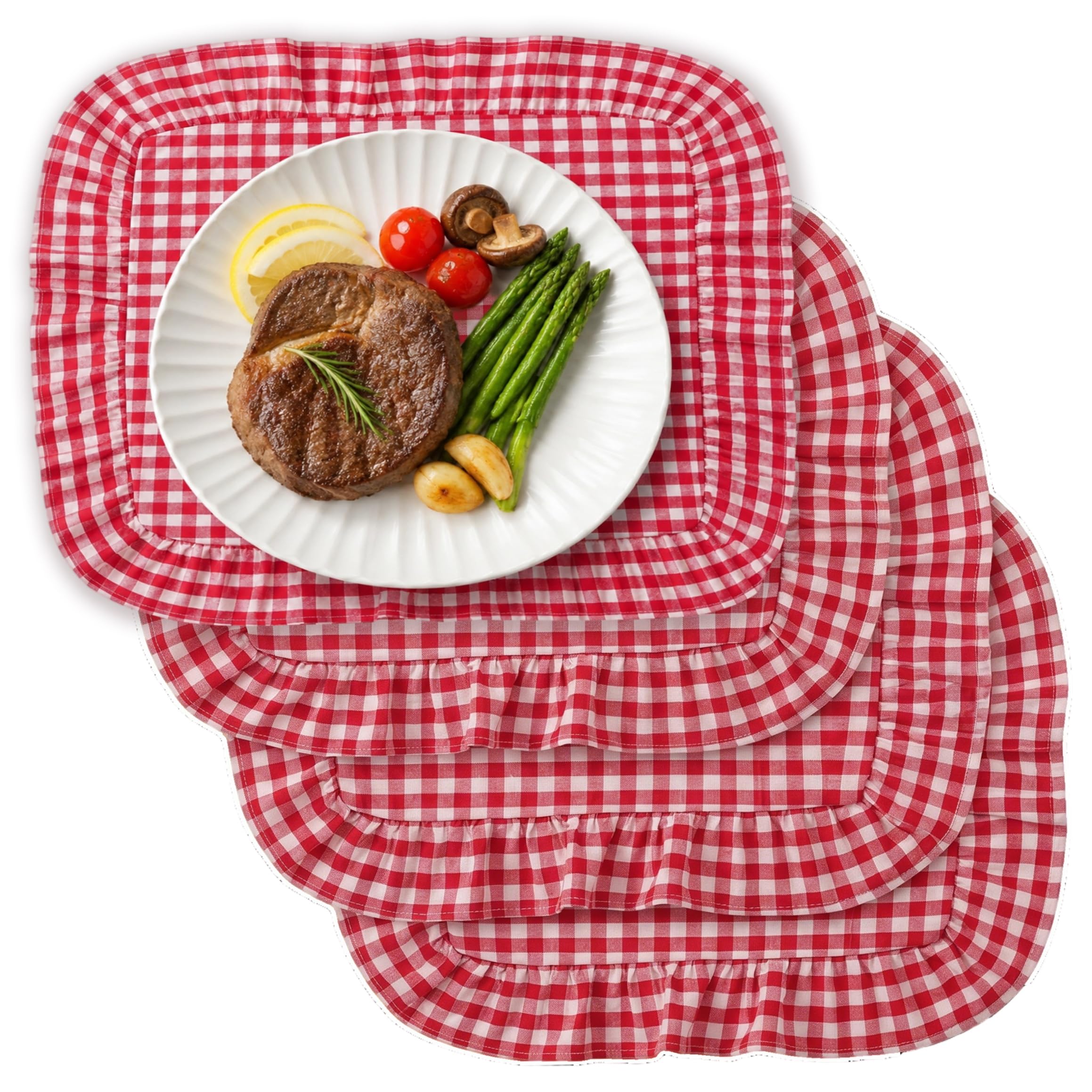 Sets de table en coton anti-tache et réutilisables pour protéger votre table