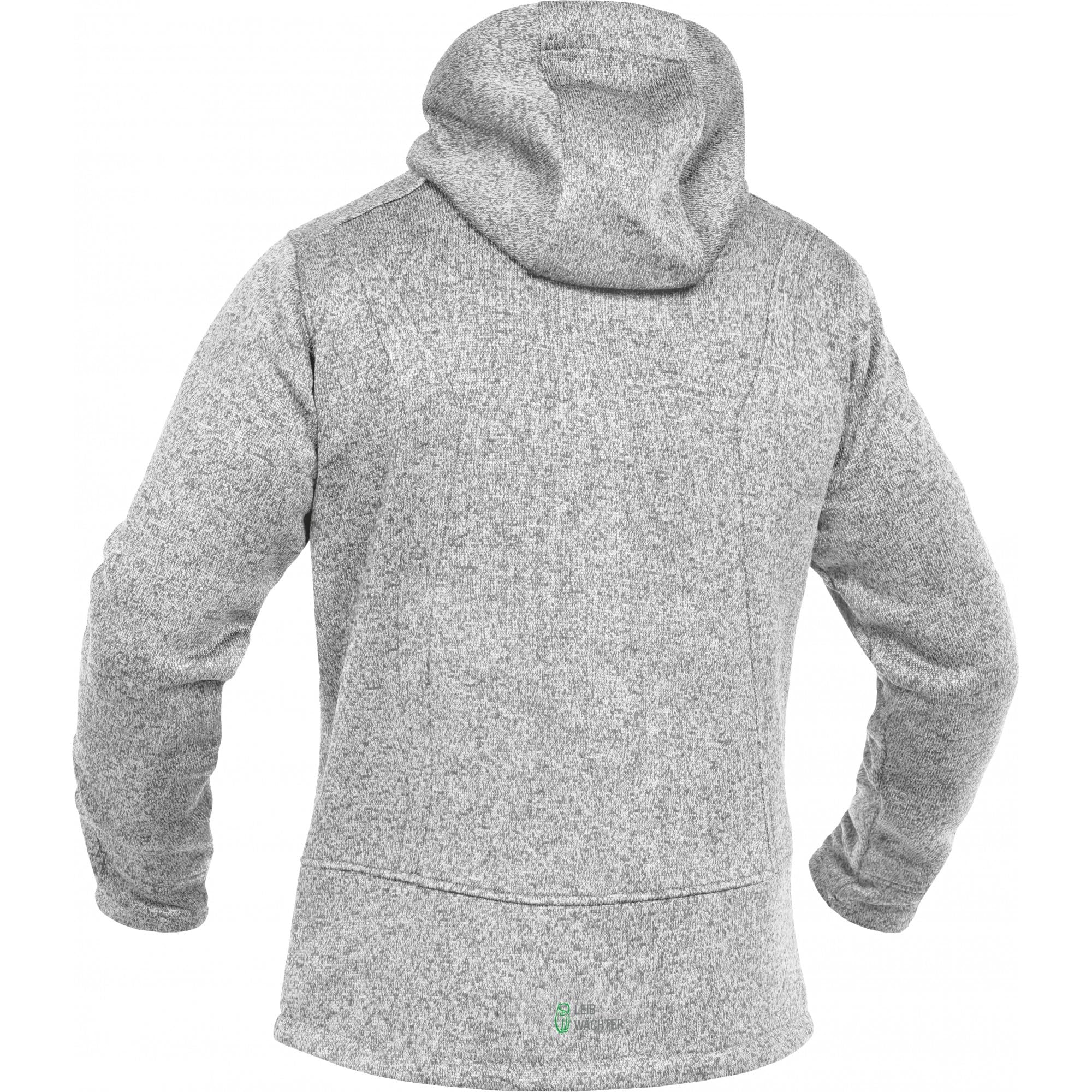 Leibwächter Unisex Strickjacke Casual-Line – Zip Hoodie mit Kapuze und 7 Taschen – Strickjacke für Damen & Herren – Cardigan mit Reißverschluss