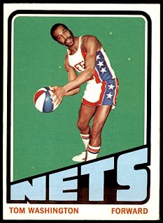 1972 Topps #240 Tom Washington New York Nets (Basketball Card) EX Nets Cheyney University