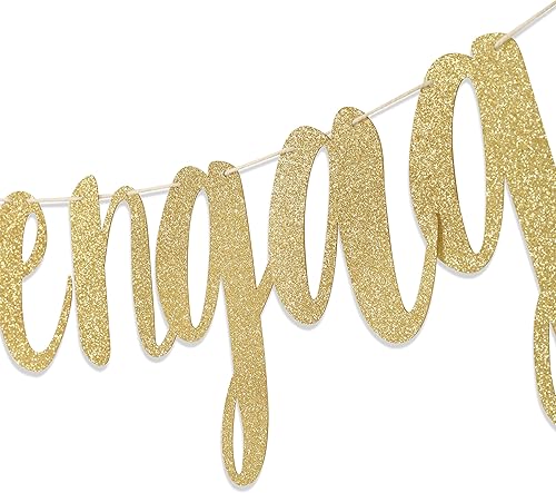 Miniatura 8 de Cartel de compromiso feliz  Decoración de fiesta de compromiso, decoración de boda, despedida de soltera, novia futura