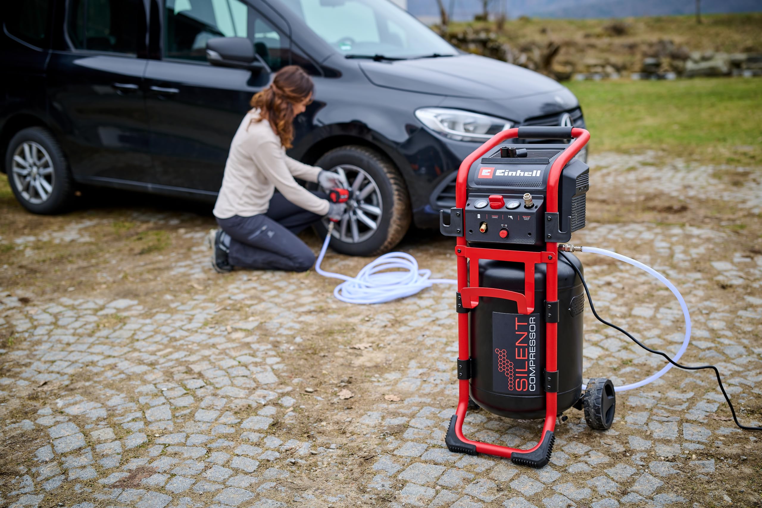Einhell Compresseur à air silencieux TE-AC 270/50 Silent