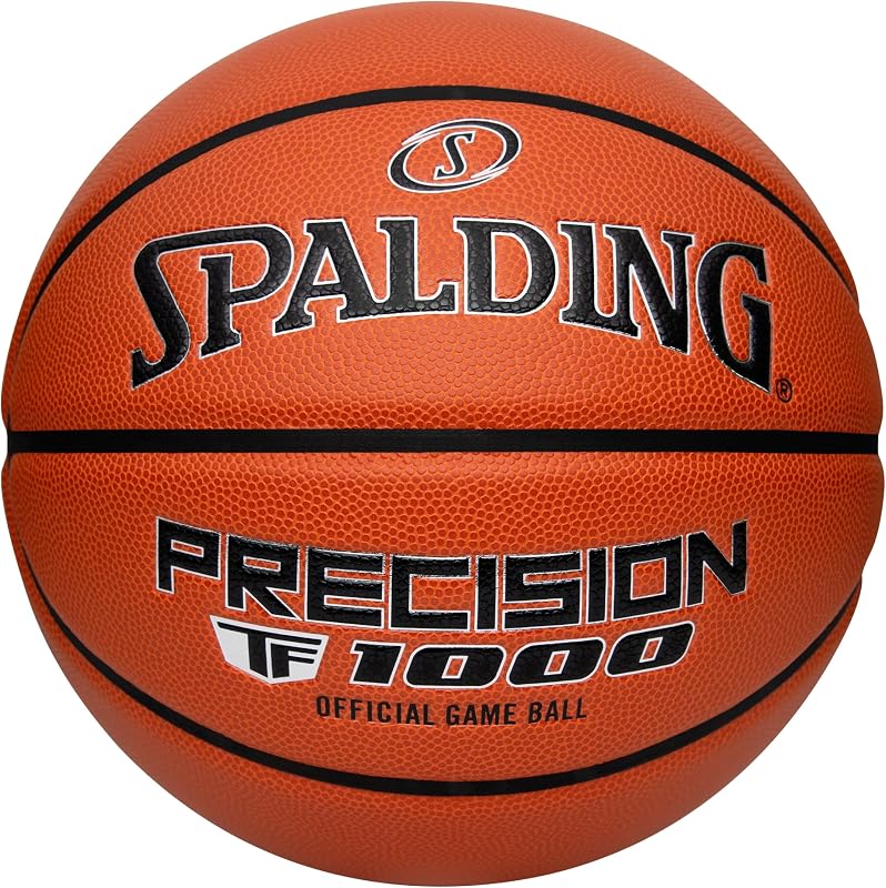 Balón de juego oficial Spalding Precision TF-1000, baloncesto interior