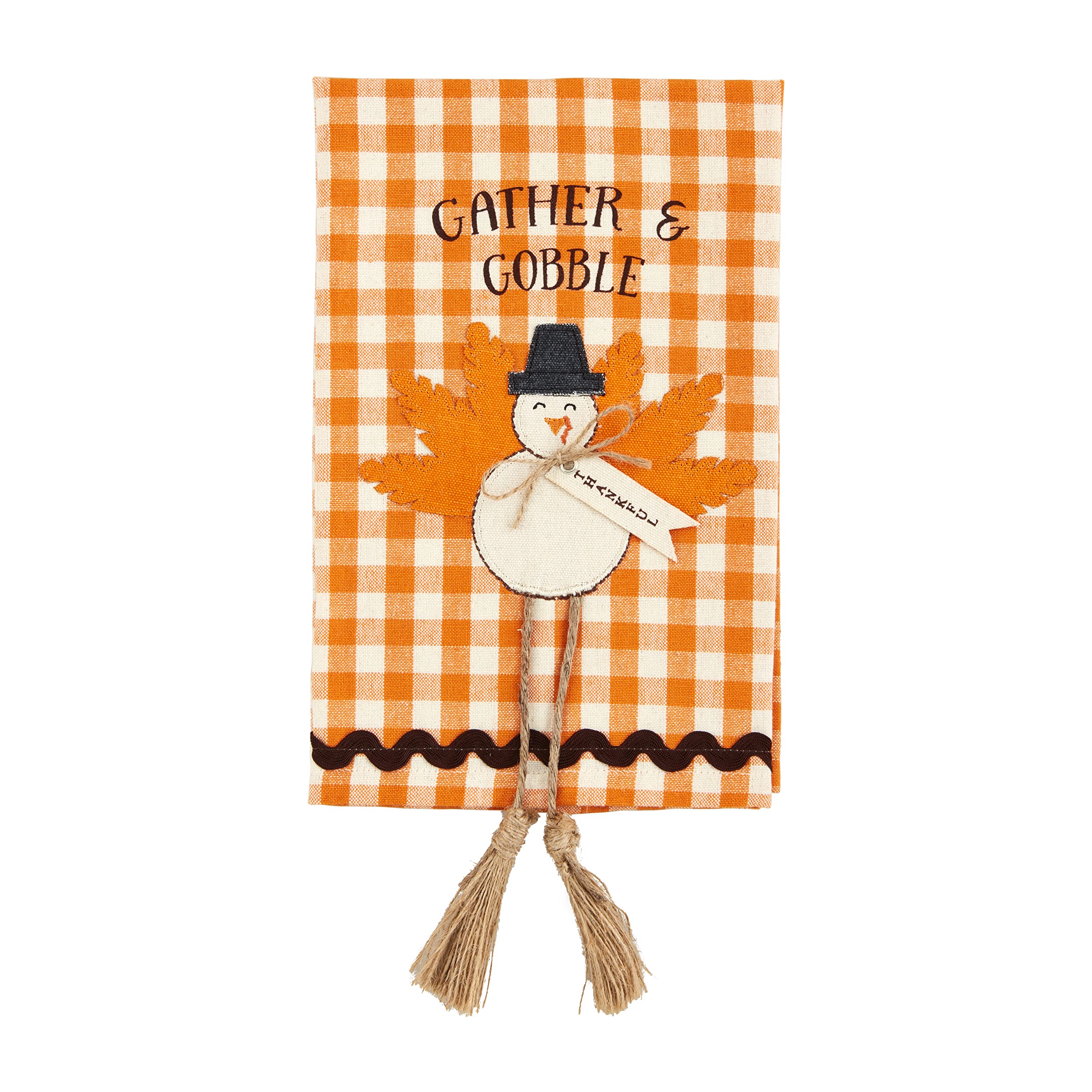 Serviette de Thanksgiving Mud Pie anti-taches pour protéger vos tables en bois massif
