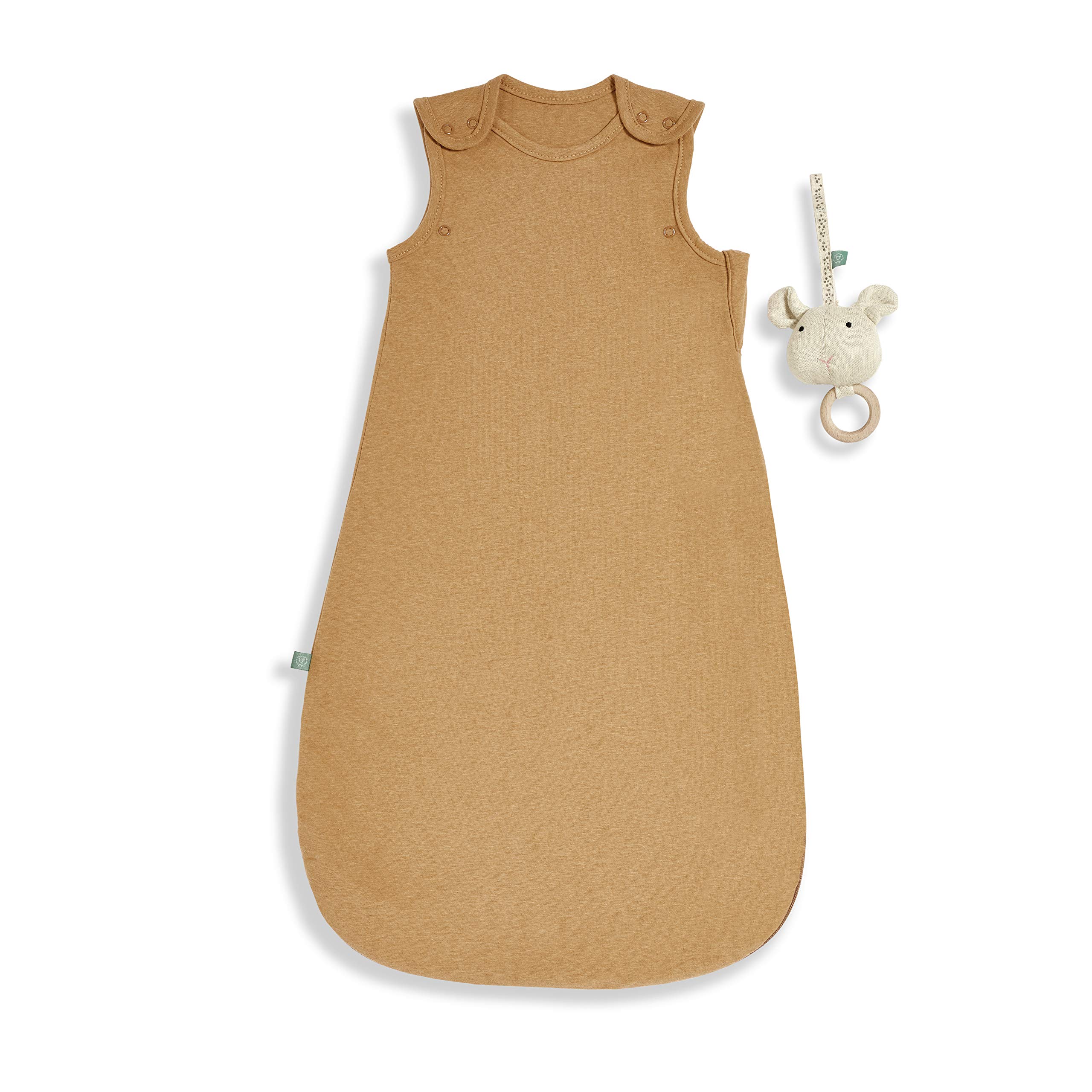 The Little Green Sheep - Saco de dormir (1 tog, 327 g, 6-18 meses), color miel