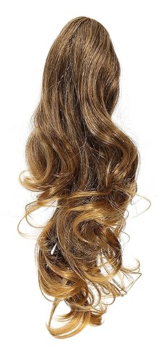 Miniatura 6 de Extensión de pelo Onedor, coleta sintética y rizada de 20 pulgadas con broche, 6.7 oz con broche de garra