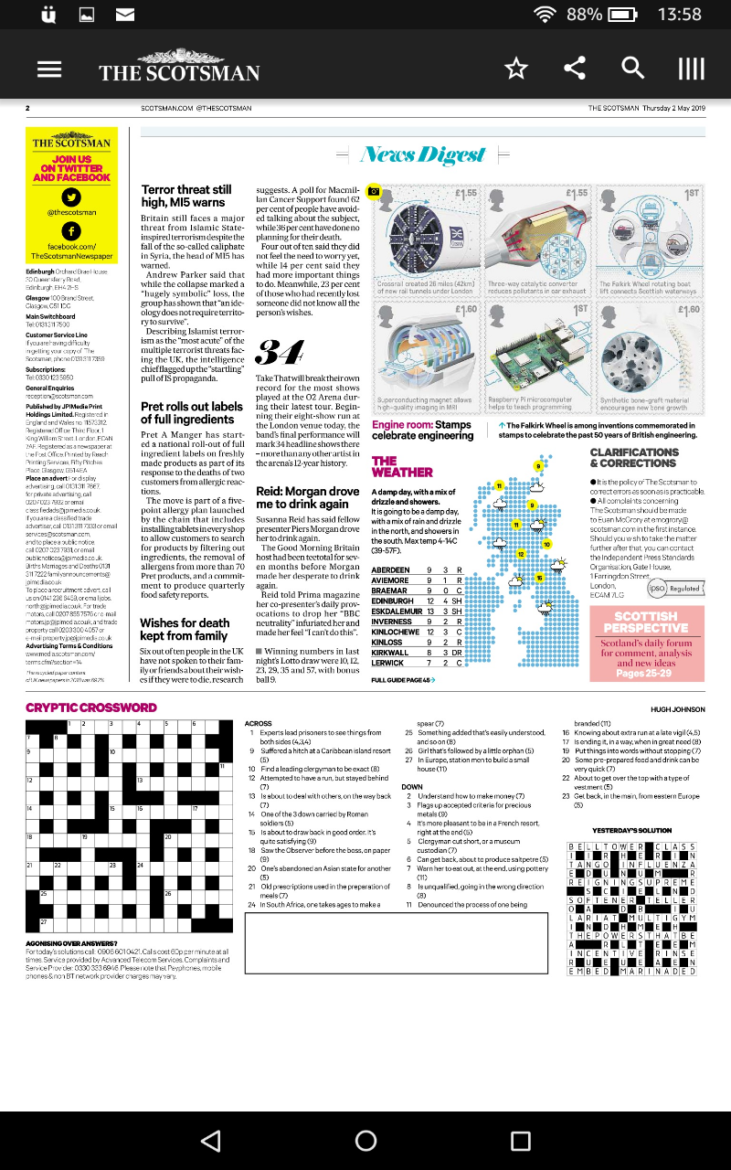 The Scotsman Newspaper (Kindle Tablet Edition) - App on the Amazon Appstore