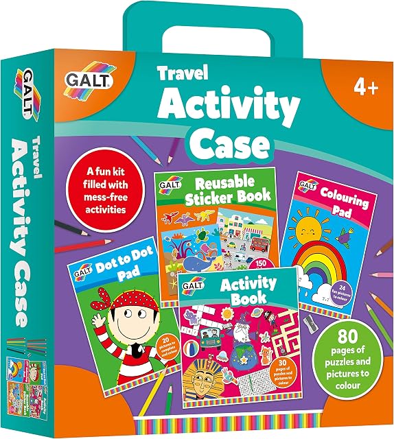 Galt Toys, Travel Activity Case, Children's Activity Pack, Ages 4 Years Plus