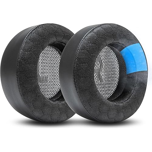 WC Freeze V2 Virtuoso MAX - Cooling Gel Earpads for Corsair Virtuoso MAX by Wicked Cushions | Extreme Comfort, New Freeze V2 Cooling Fabric, Extra Thick | Black