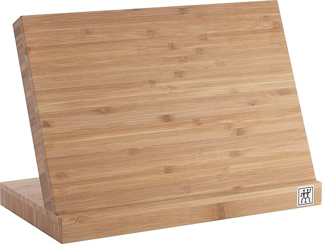 Zwilling 1002234 Magnetic Knife Block for Complete Knife Sets, Bamboo, 16.5 x 30 x 20.8 cm, Wood