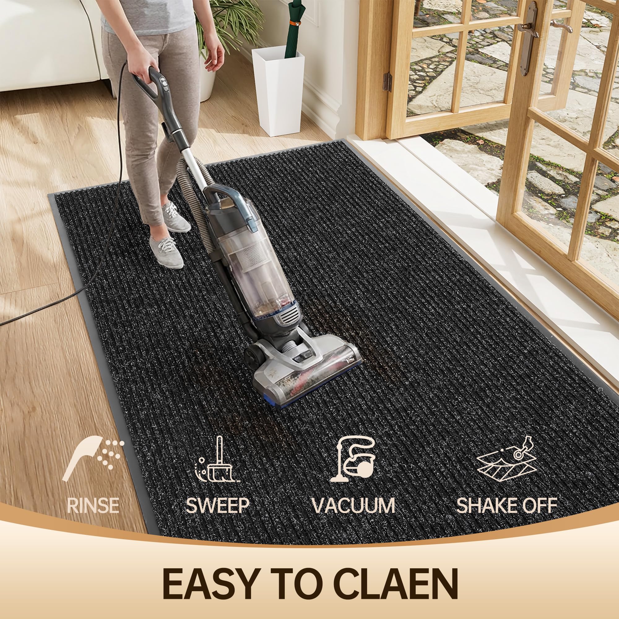 Amyracel Front Door Mat - Heavy Duty & Waterproof -6 Amyracel Front Door Mat - Heavy Duty & Waterproof -6
