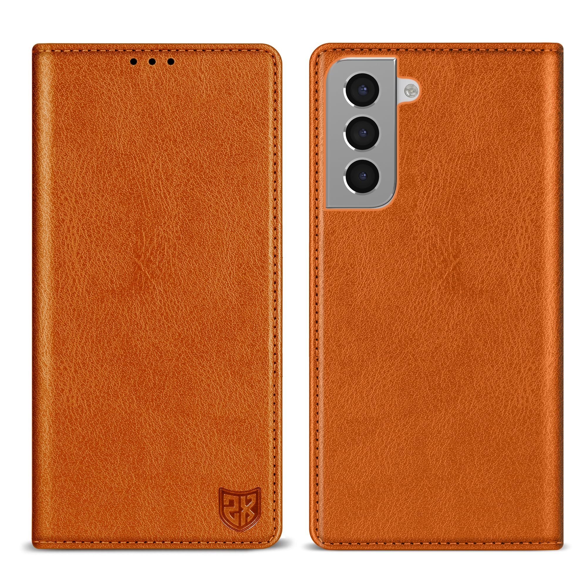 ZZXX for Samsung Galaxy S21 Plus Wallet Case with [RFID Blocking] Card Slot Stand Strong Magnetic Leather Flip Fold Protective Phone Case for Samsung