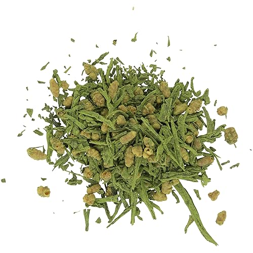 Teas Unique Té verde japonés Kyoto-Nara Matcha Iri Genmaicha con arroz tostado y matcha, 8.82 oz