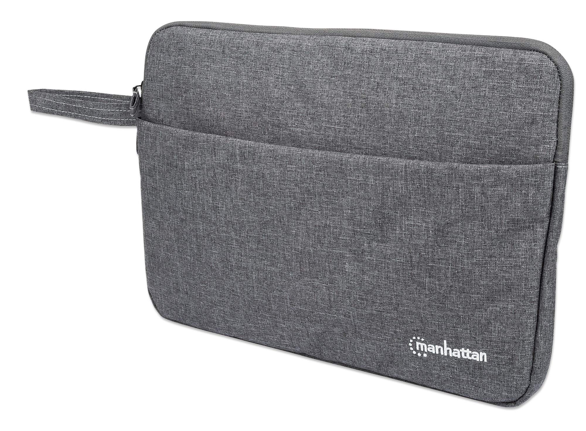 Manhattan Grey Seattle Laptop Sleeve 14.5". Padded. Extra Soft I