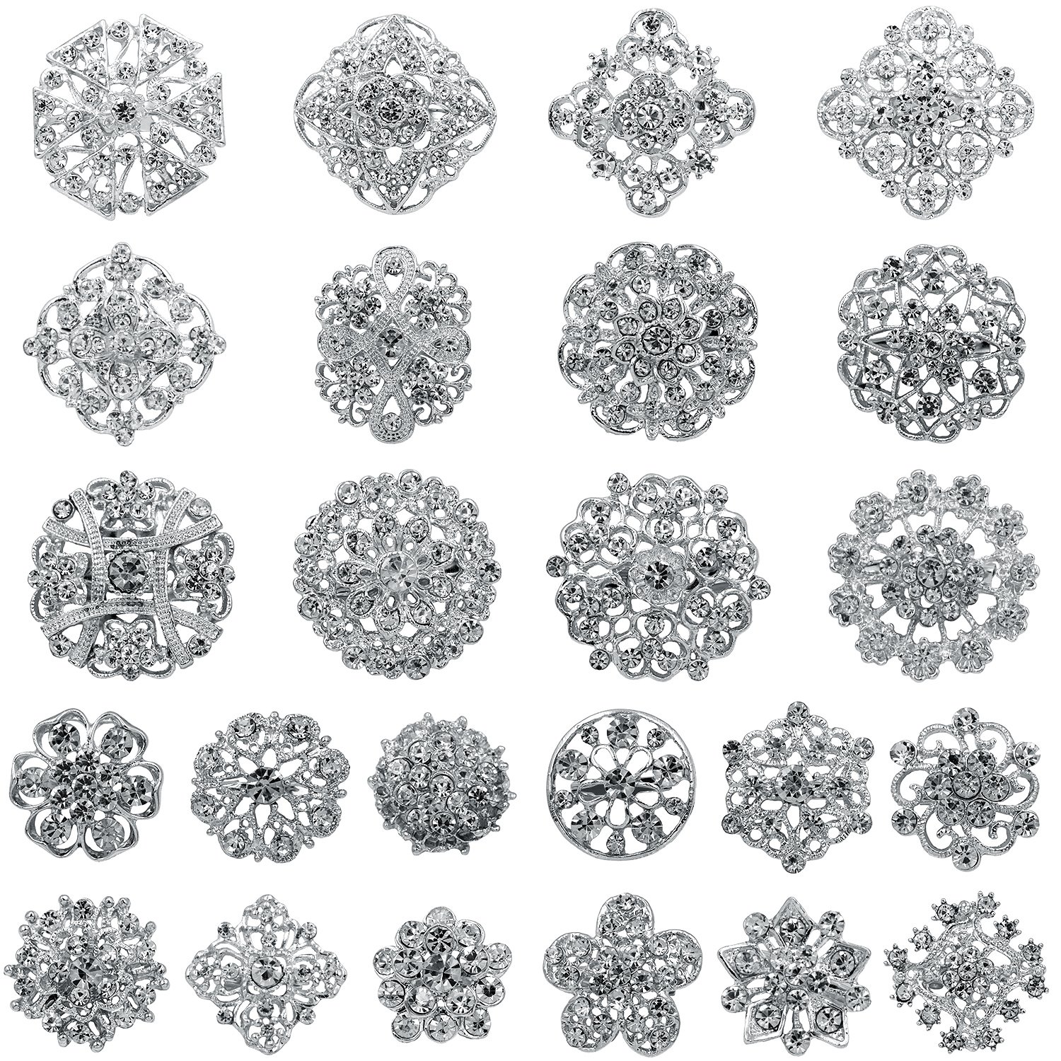 See full amazon price history chart for WeimanJewelry Lot 24pcs Rhinestone Crystal Brooch Pins Set Wedding Bouquet Broaches Kit (Silver) WeimanJewelry Lot 24pcs Rhinestone Crystal Brooch Pins Set Wedding Bouquet Broaches Kit (Silver) (B07BJ2ZYWW) Amazon Price History, Amazon Price Tracker