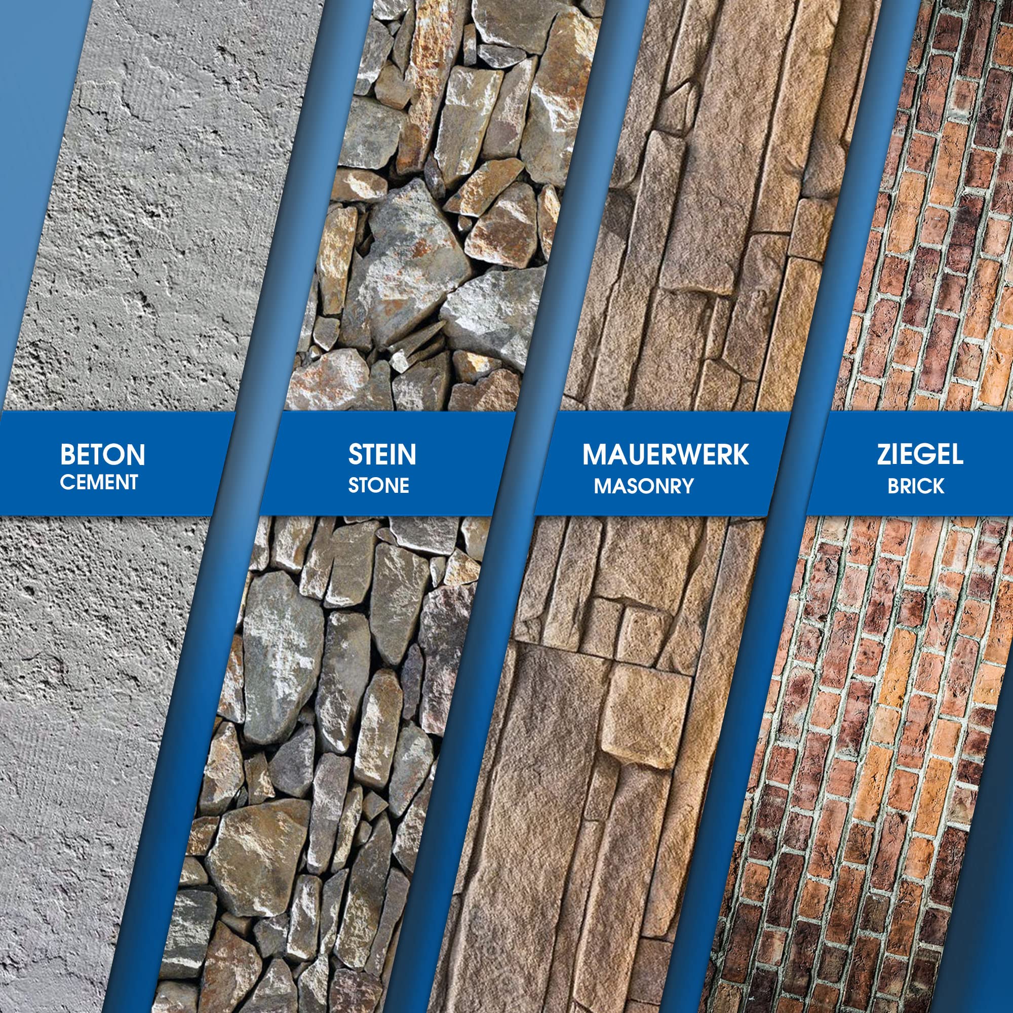 Coffret 7 Forets Béton SDS Plus S&R - 5/6/8/10/12 X 160 Mm, 4 Taillants - Pour Marteau Perforateur