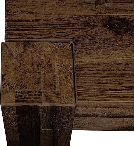 Miniatura 10 de East West Furniture CN6-07-T Celina Dining Room Table - Rectangle Rustic Farmhouse Table , 36x60 Inch, Jacobean