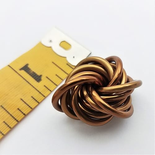 Miniatura 40 de Möbii Fidget Ball (Solid Color): Quiet Mobius ADHD Anxiety Stim Stress Relief Toy Tool for Home Travel Office or Desk (XL(Daydream), Full, Dark Iris)