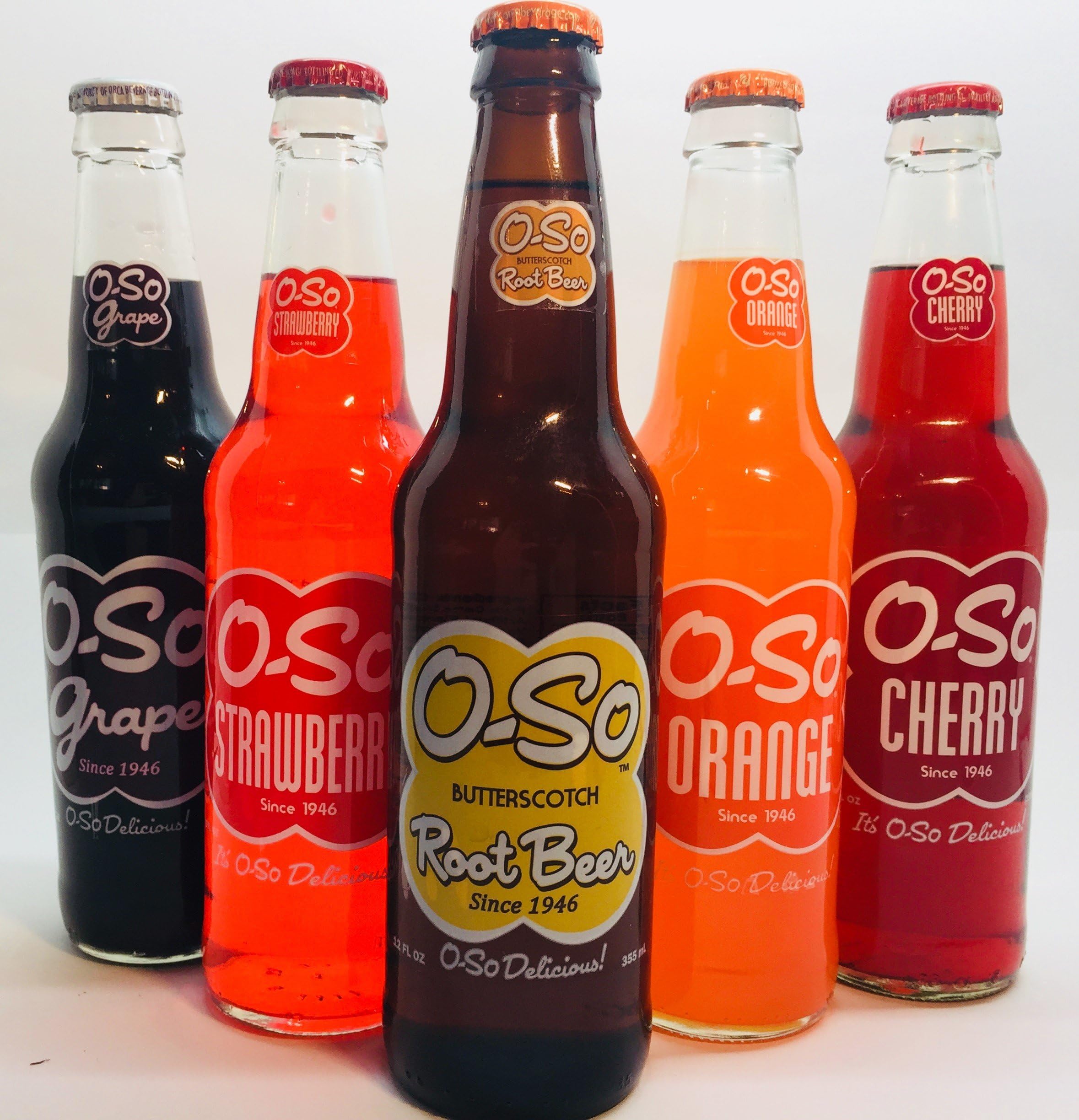 (Mix Case) O-so Soda Collection 12 Pack
