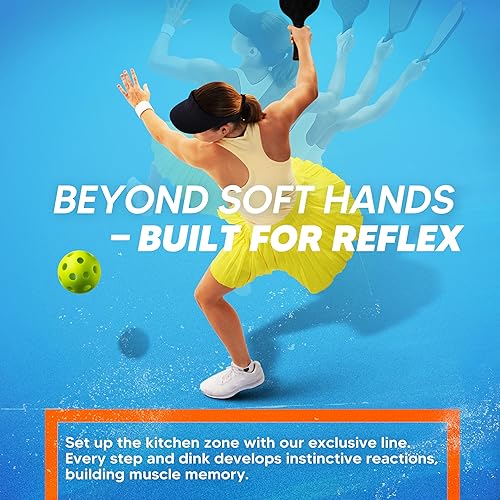 Miniatura 5 de Ayuda de entrenamiento para rebotes de pickleball ángulos ajustables, fácil configuración y almacenamiento - Mejora tu precisión de frente, revés,