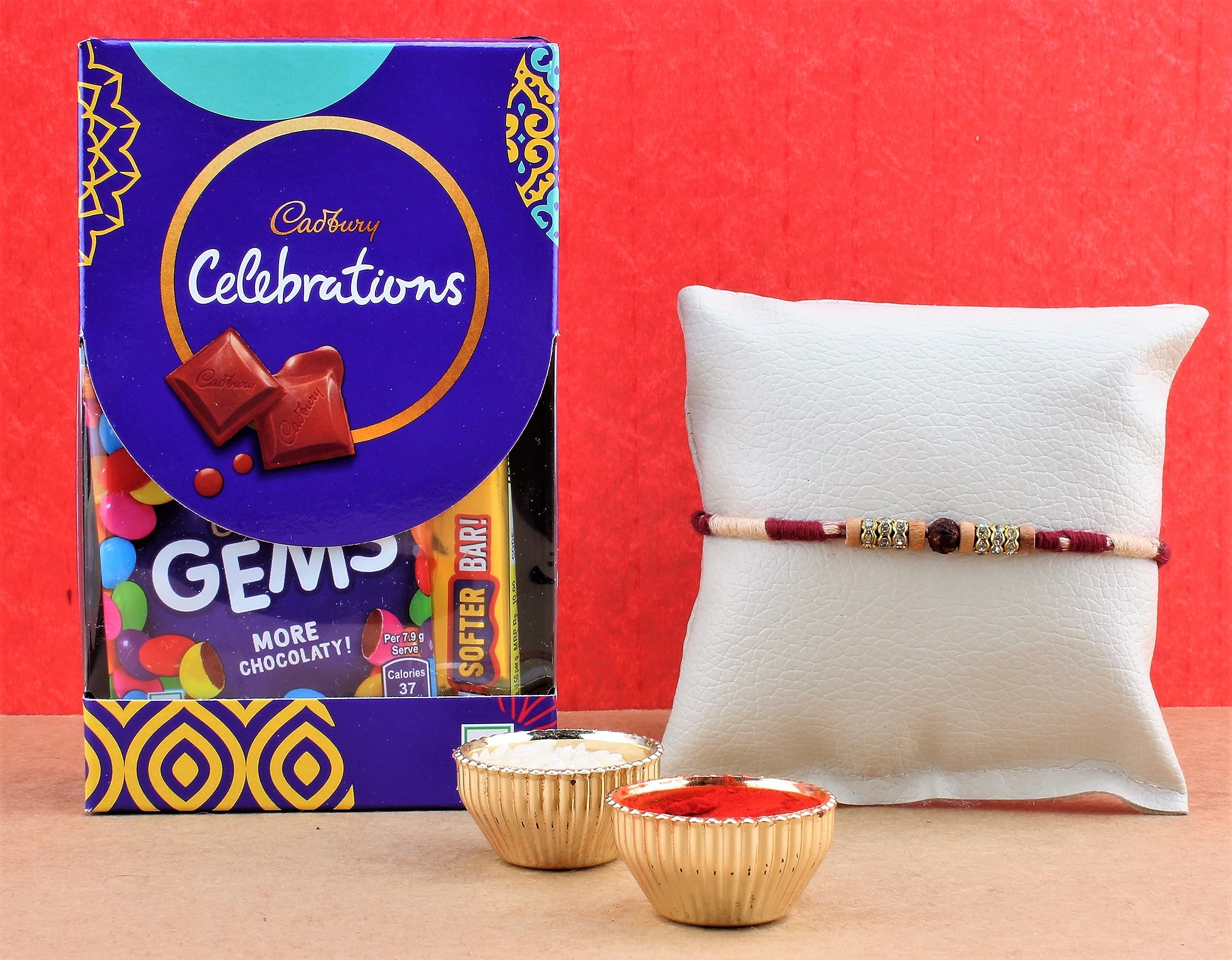SFU E Com Cadbury Celebration With Rakhi|Rakhi Chocolate For Brother|Rakhi With Celebration Hamper|014,60 Grams