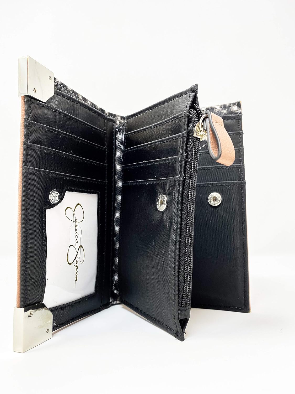 Jessica Simpson Stay Wild Gift Set -Earnings & Frankie Wallet (Black)