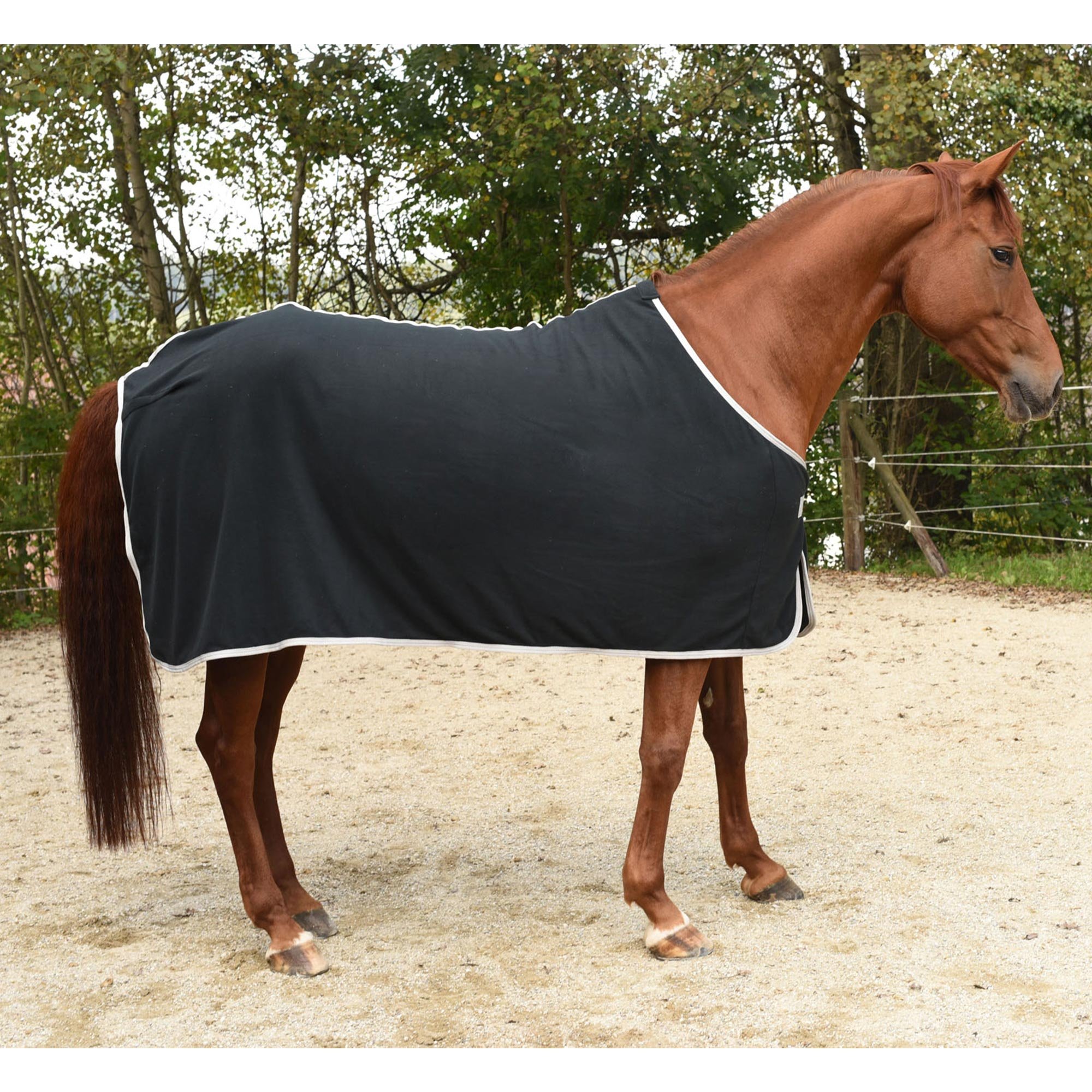 Covalliero Kerbl 328678 - Coperta in Pile Economic, Nero, 135